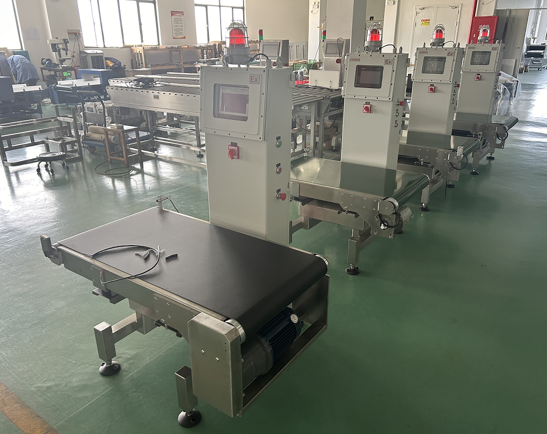 ATEX Explosion-Proof Checkweigher With Alarm Light  50kg Capacity Axle Scale 3-Year Warranty